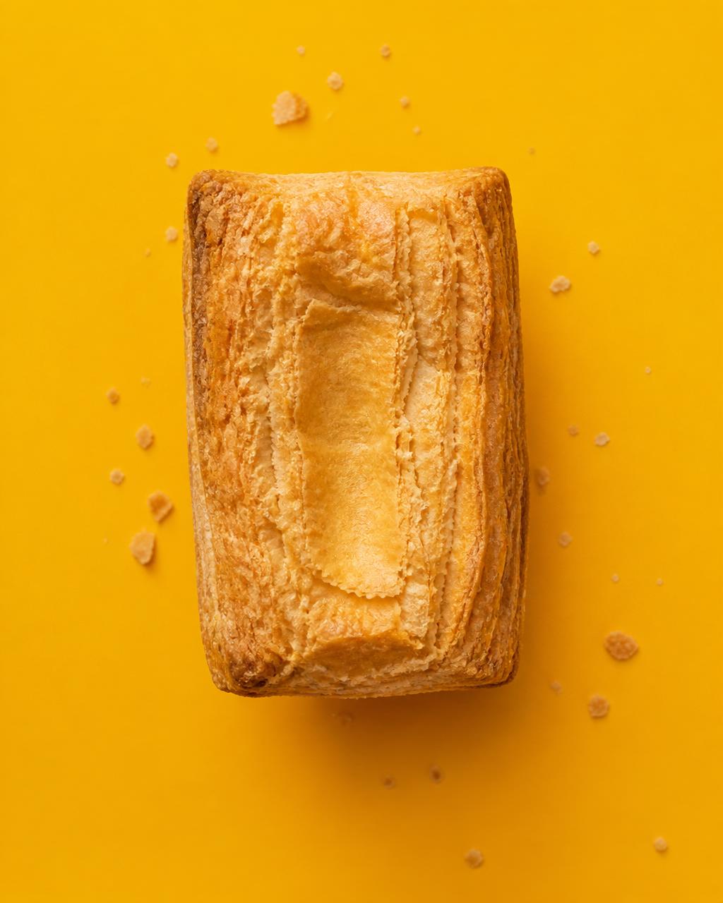Hand-folded khari puff pastry, flaky and golden