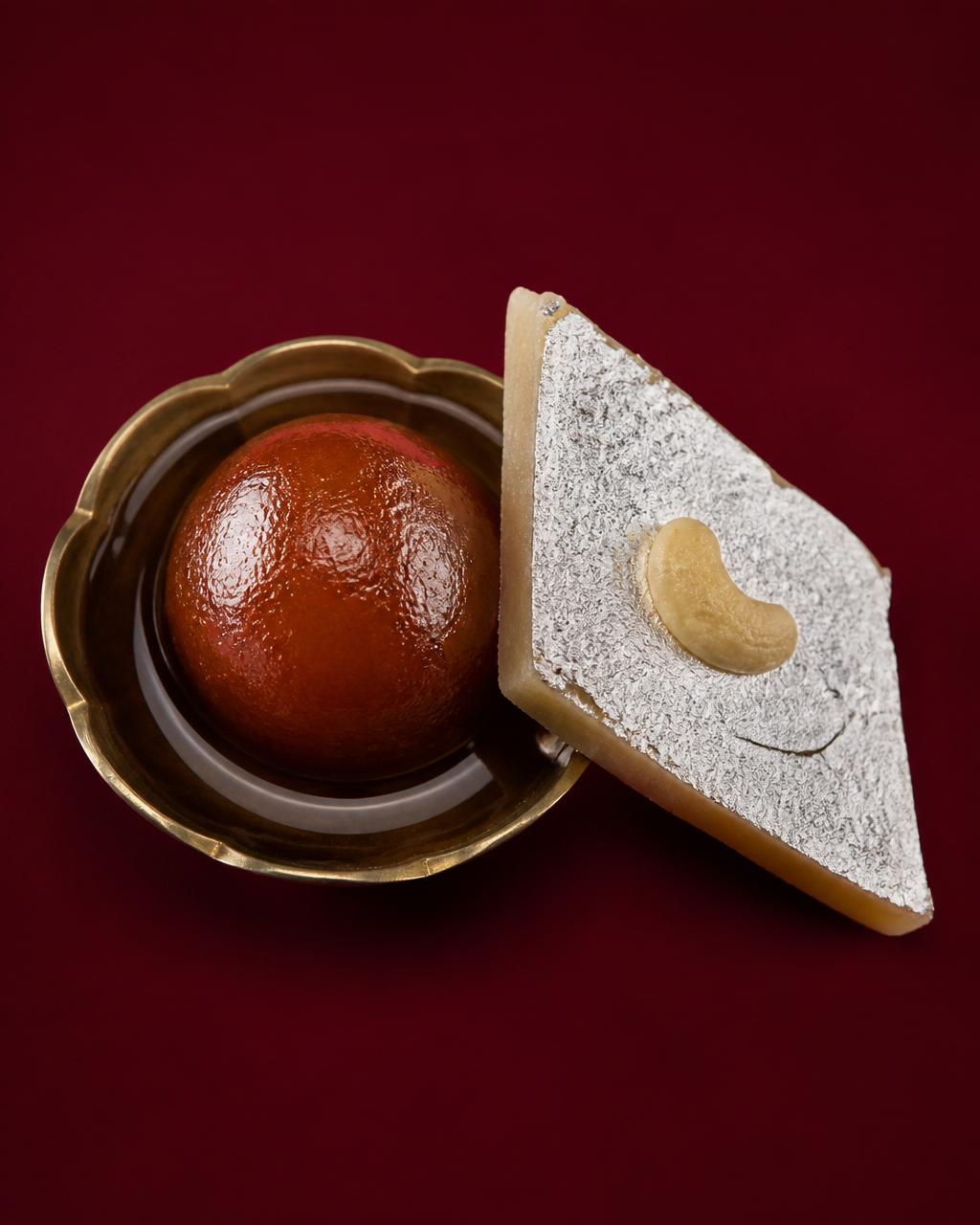 Silver-leaf mithai — assorted Indian sweets made fresh in pure ghee